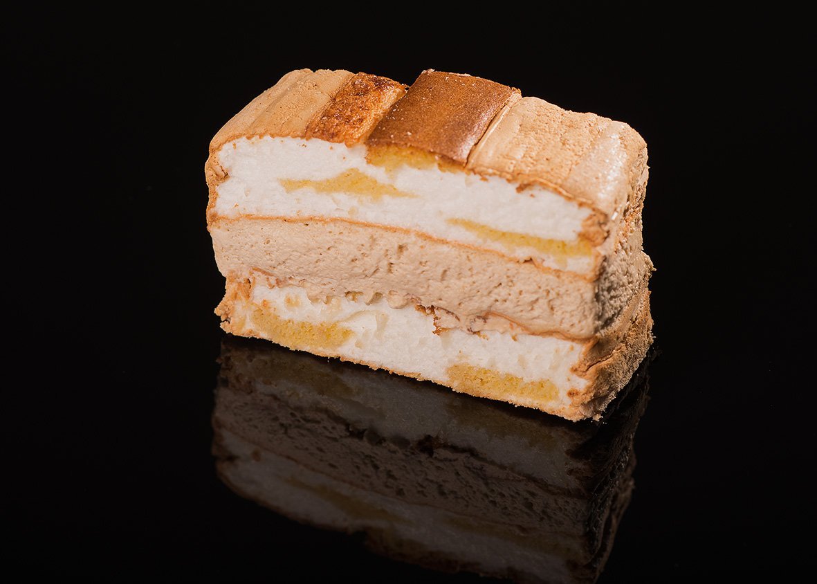 Kardinalschnitte mit Kaffeecreme