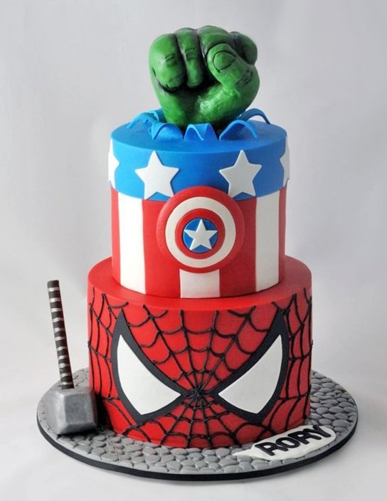 Avengers Torte