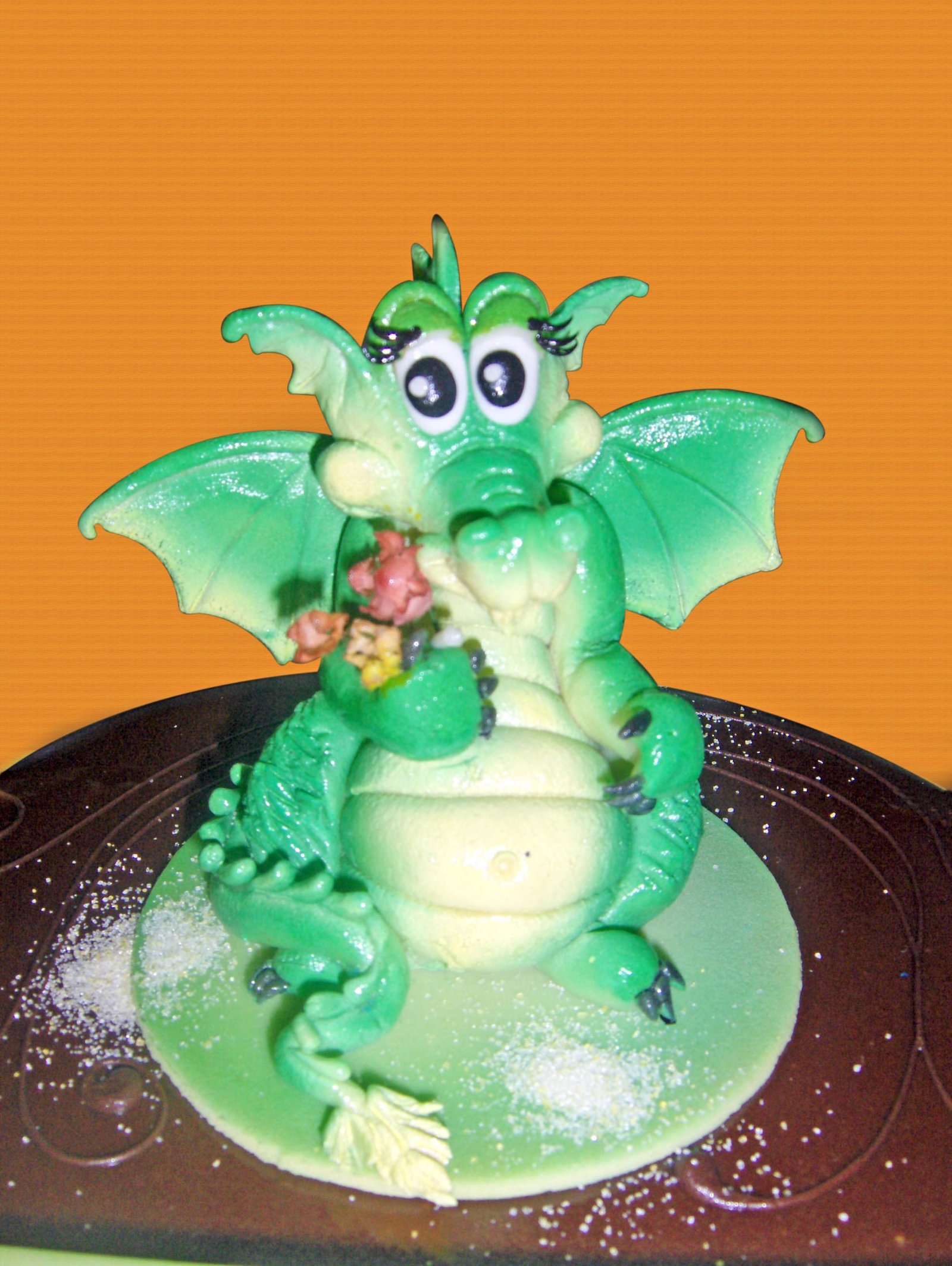 Marzipanfigur Drache