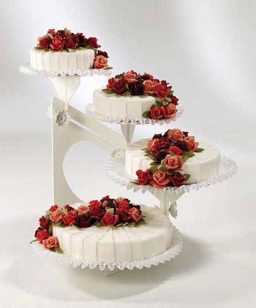 Hochzeitstorte Rosenzauber