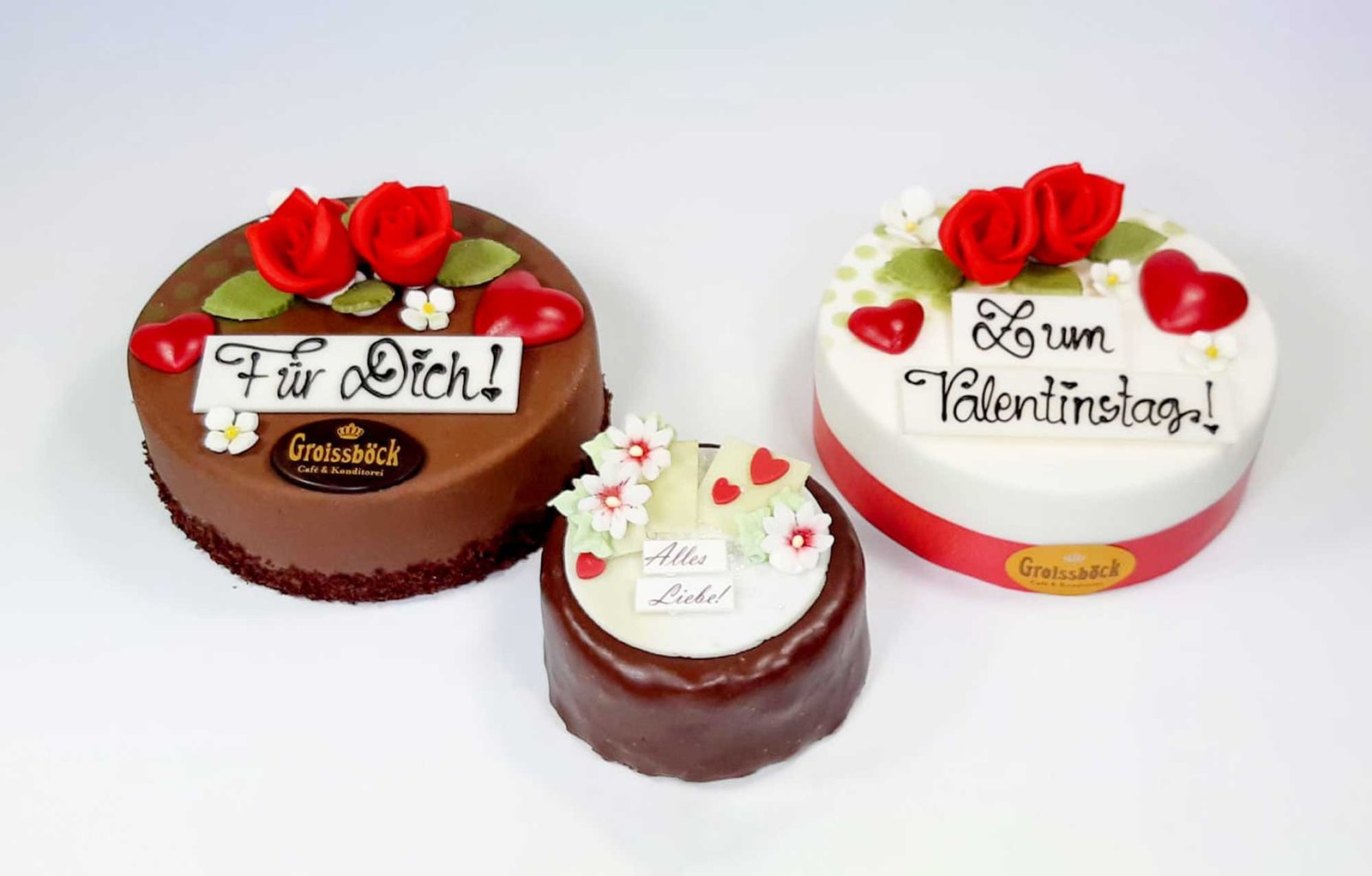 Valentinstag-Torten