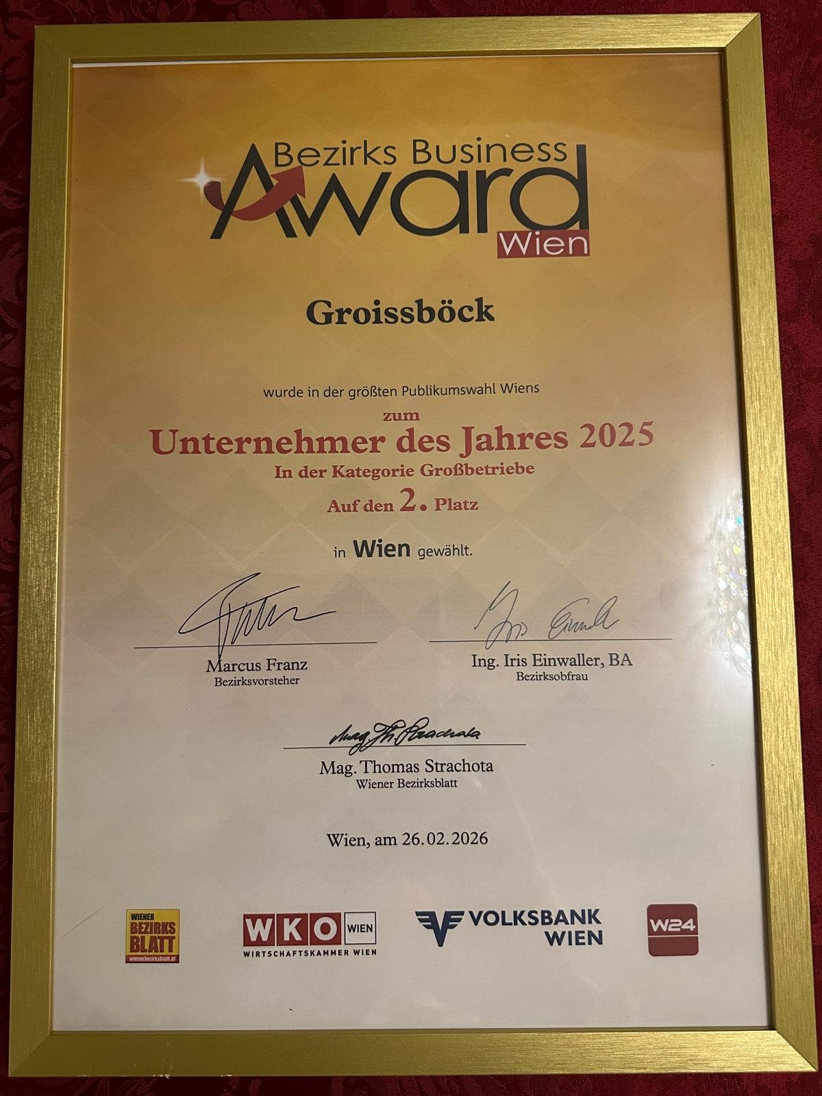 Unternehmer des Jahres